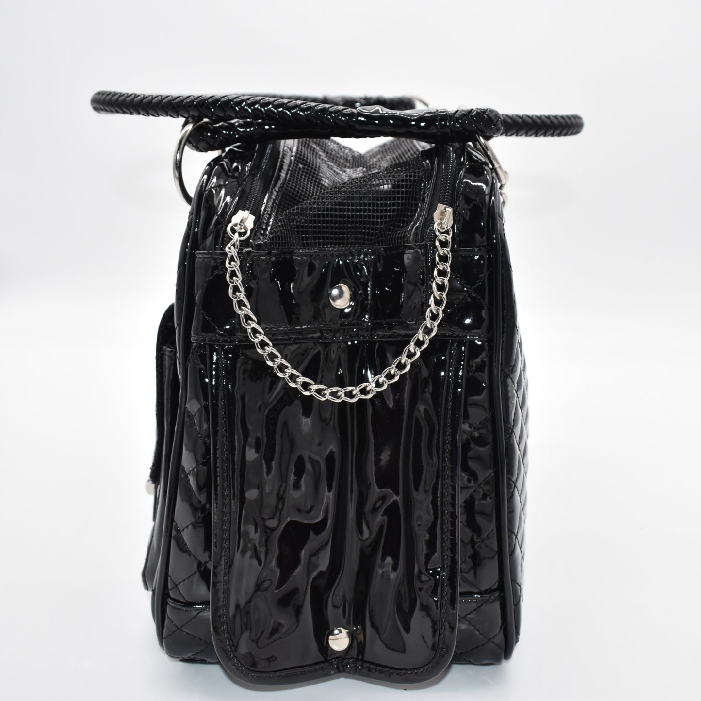 "ELEGANT"PATENT LEATHER CARRIER image 5