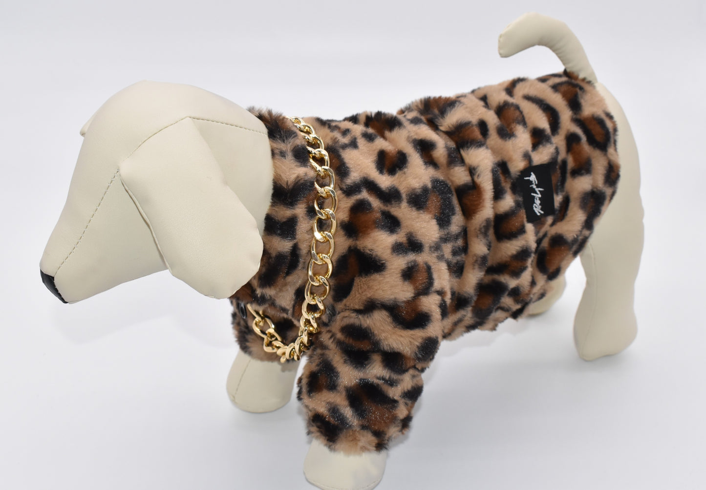 "NICE STYLE" CHEETAH PRINT FUR COAT image 3