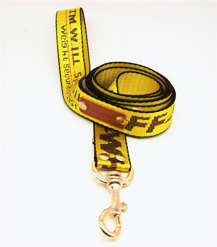 OFF PUP WHITE LEASH & COLLAR SET image 5
