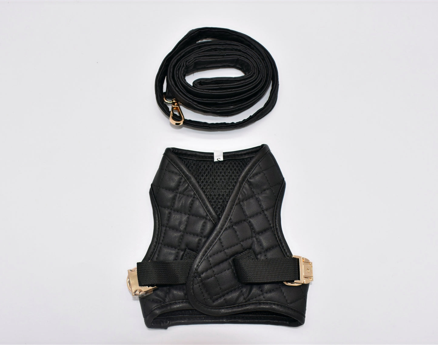 DOUBLE C PUFF HARNESS & LEASH SET image 1