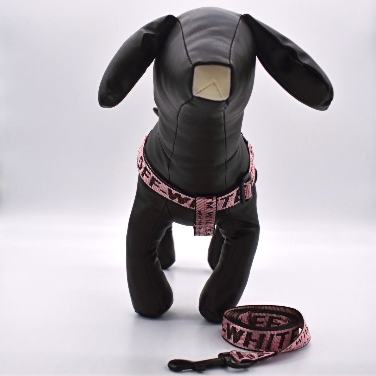 OFF PUP WHITE LEASH & HARNESS SET image 2