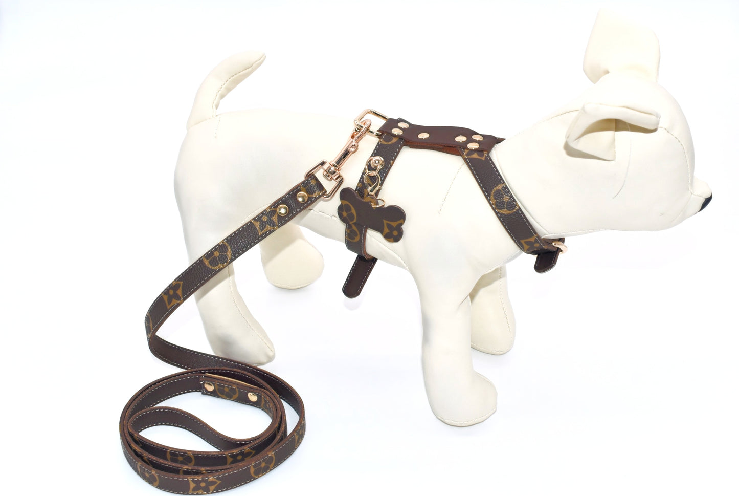 LOUIE PUPTTON LEASH & HARNESS SET image 1