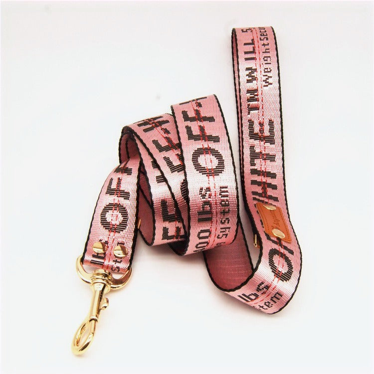 OFF PUP WHITE LEASH & COLLAR SET image 4