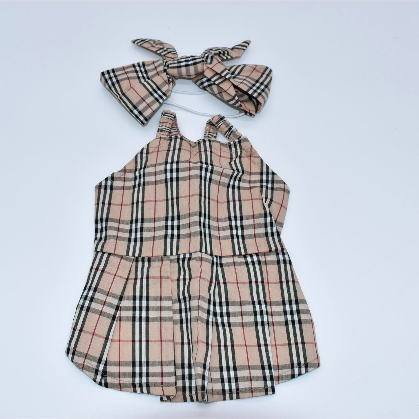 PUPBERRY SPAGHETTI STRAP DRESS W/BOW HEADBAND image 1