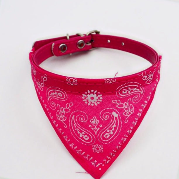 MULTI COLOR BANDANA SCARF COLLAR image 4