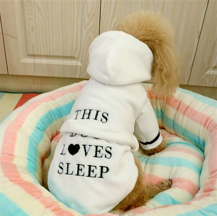 "SLEEP LOVER" PUP ROBE image 4