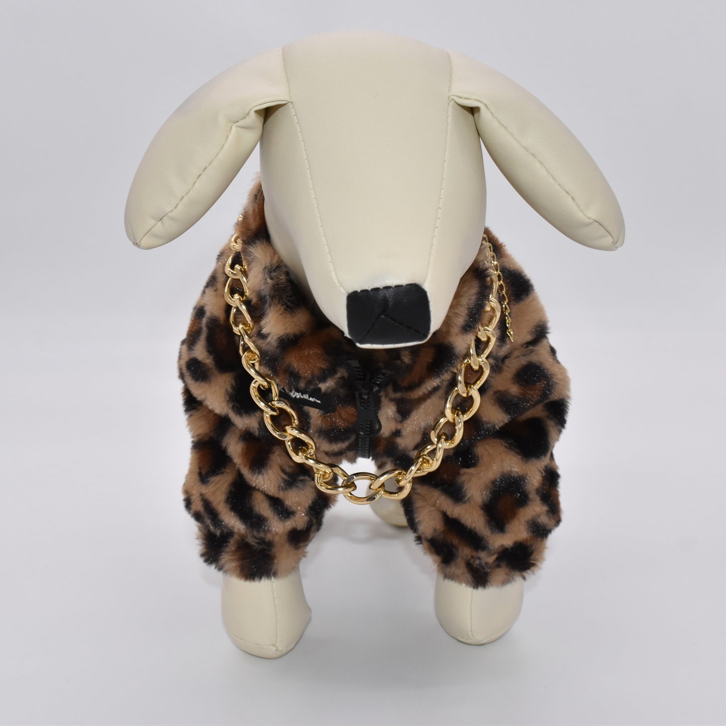 "NICE STYLE" CHEETAH PRINT FUR COAT image 5