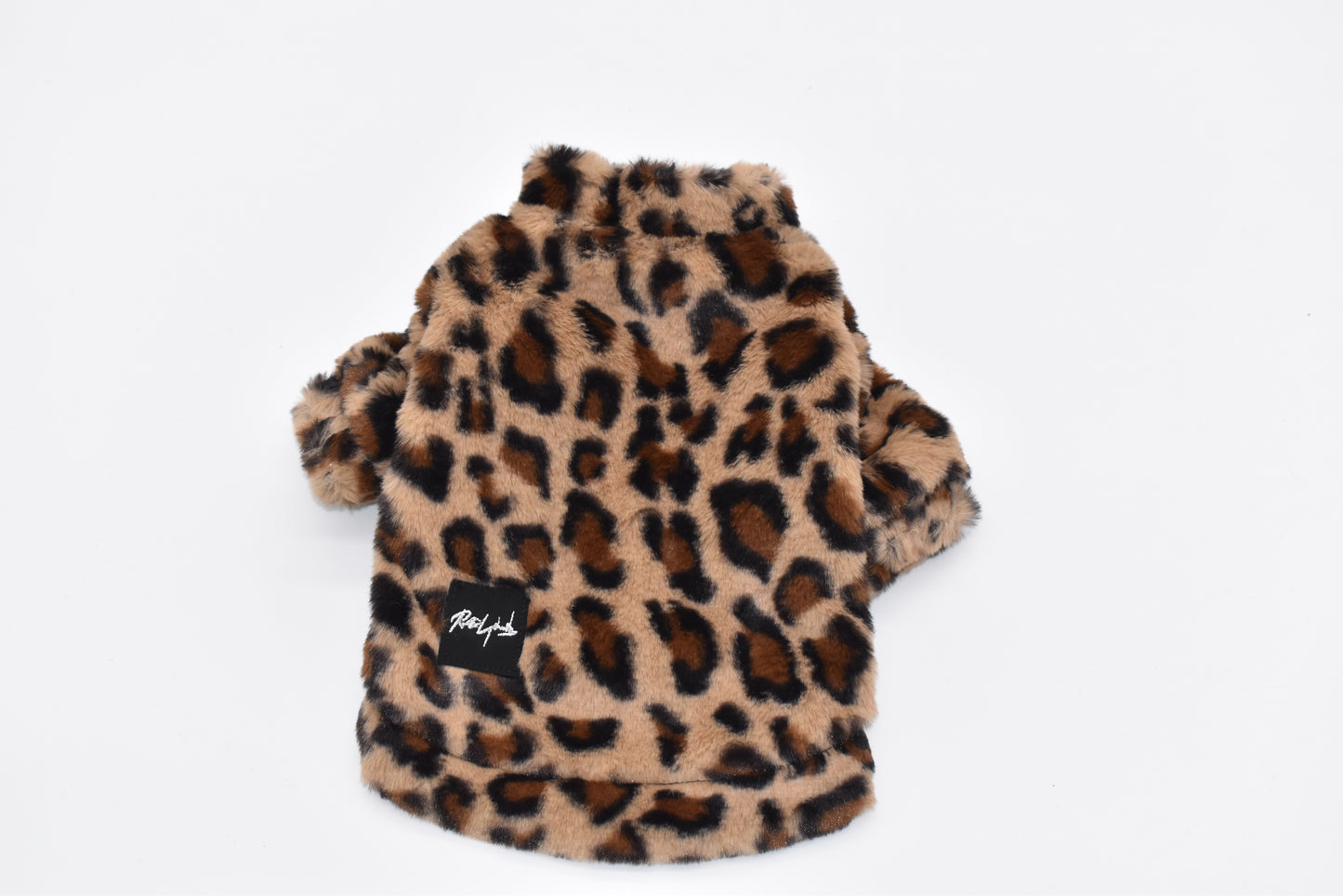 "NICE STYLE" CHEETAH PRINT FUR COAT image 1