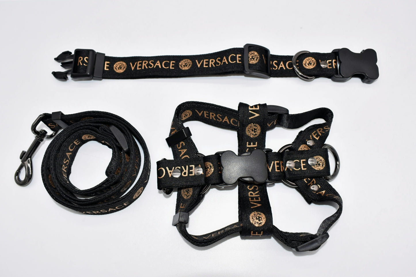 PUPSACE 3 PC COLLAR & HARNESS SET image 0