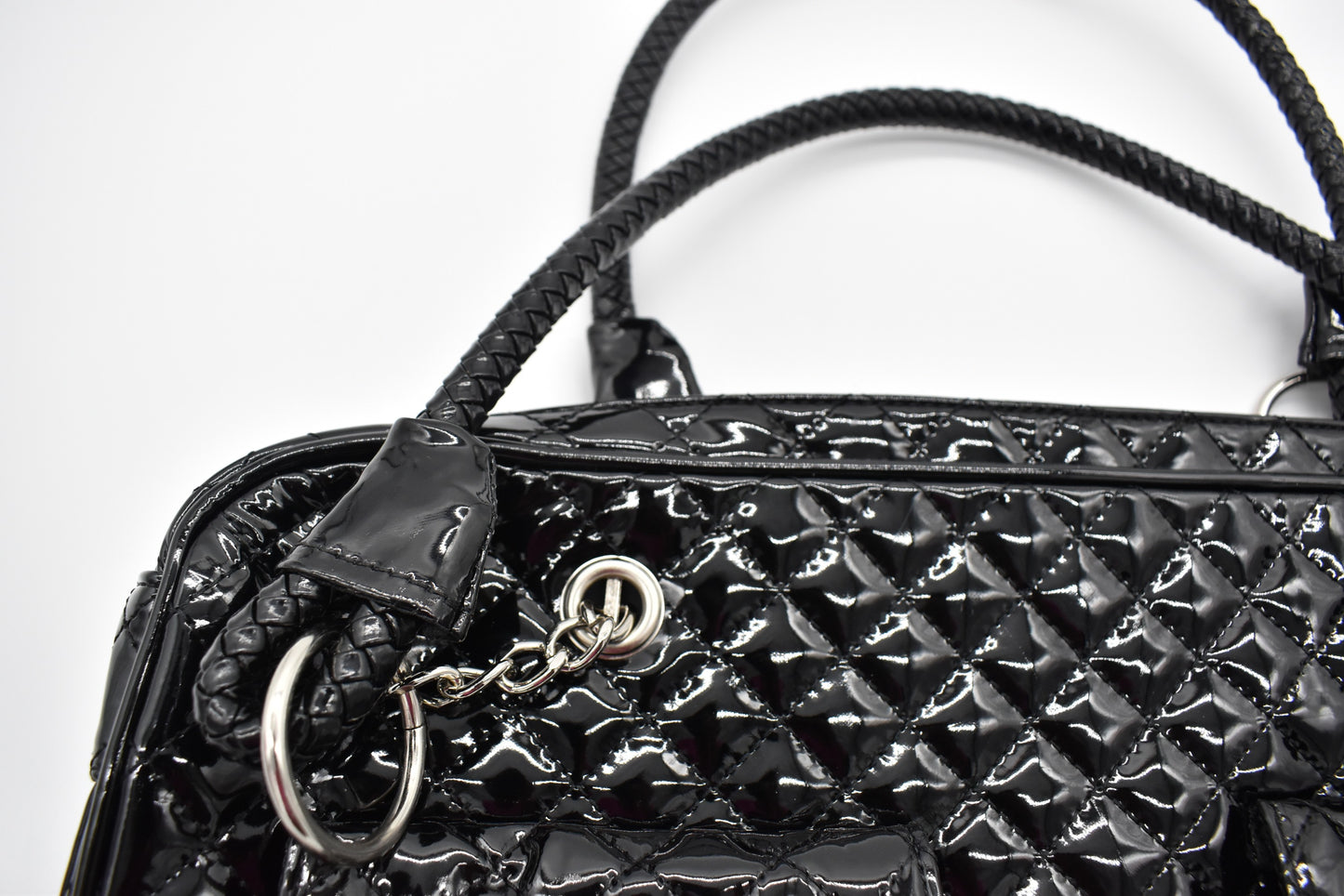 "ELEGANT"PATENT LEATHER CARRIER image 4