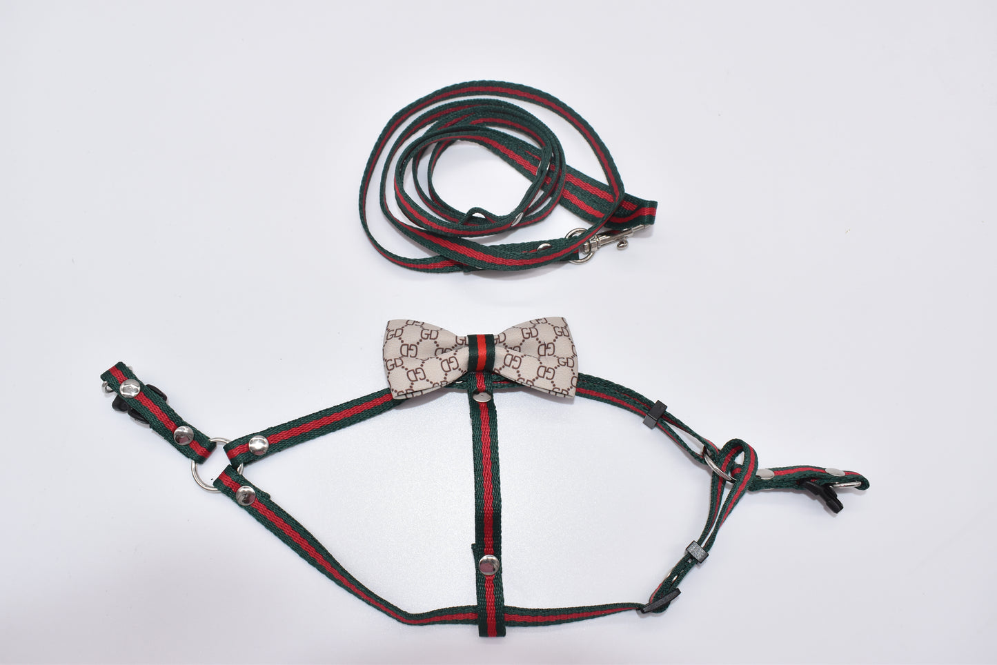 PUPCCI BOW TIE LEASH & HARNESS SET image 3
