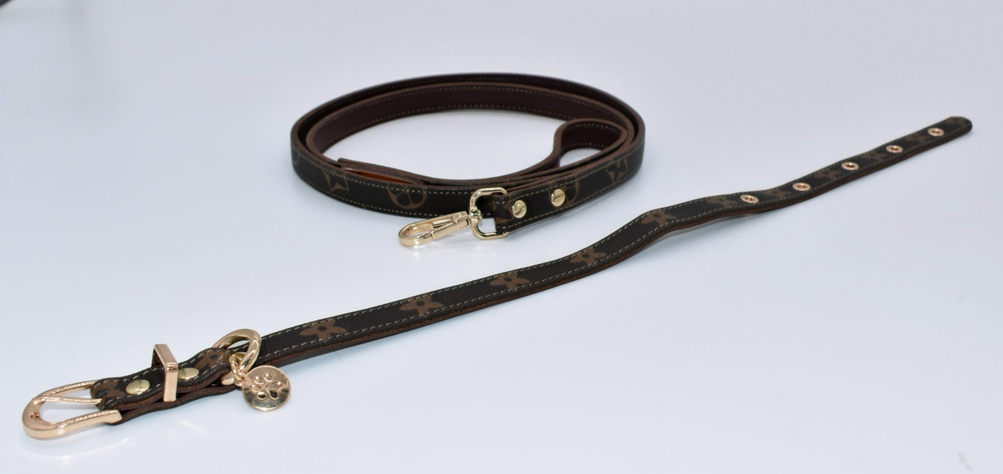 LOUIS PUPTTON LEATHER COLLAR SET image 2