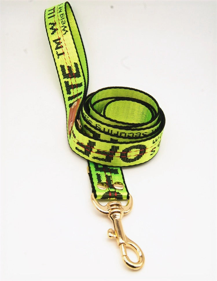 OFF PUP WHITE LEASH & COLLAR SET image 6