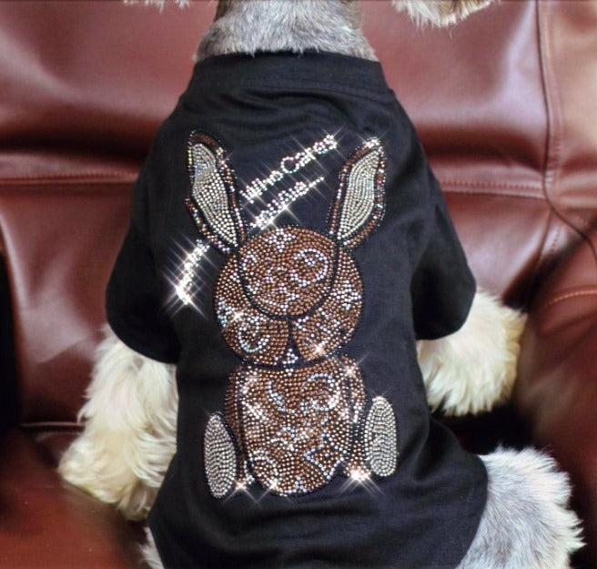 WHO CARES BLING T-SHIRT image 5