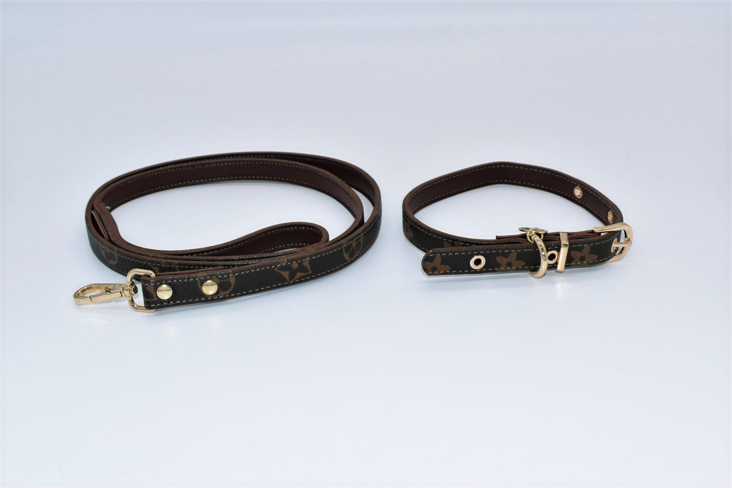 LOUIS PUPTTON LEATHER COLLAR SET image 1