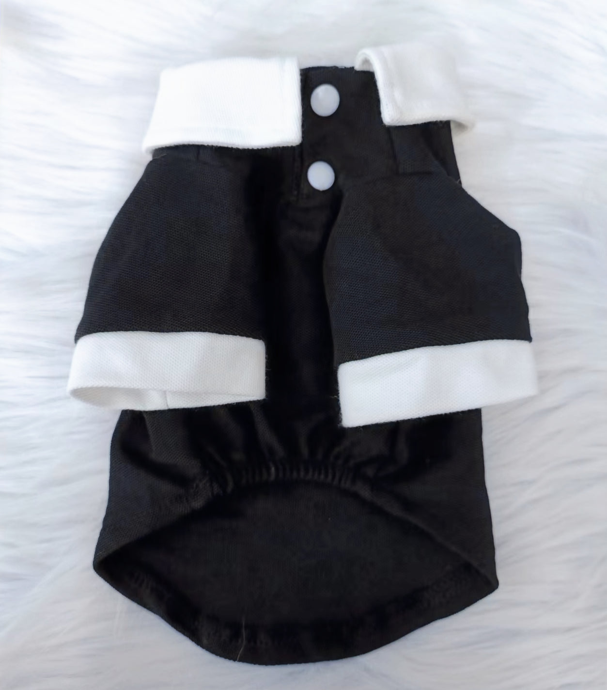 CHEWNEL COLLAR SHIRT (BLACK) image 1