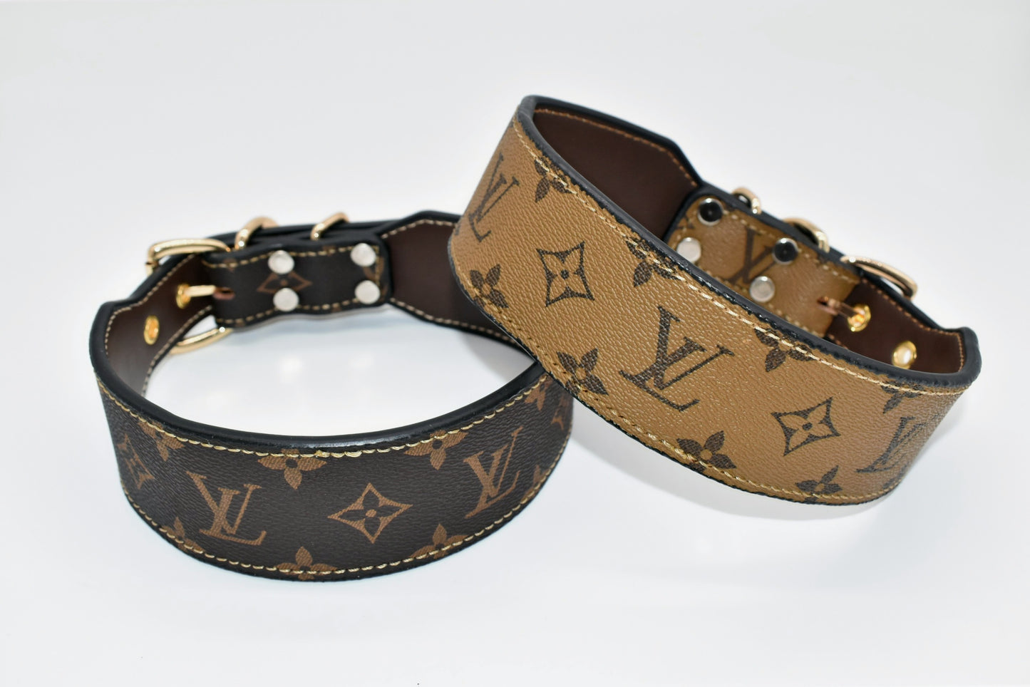LV LEATHER COLLAR SET image 0