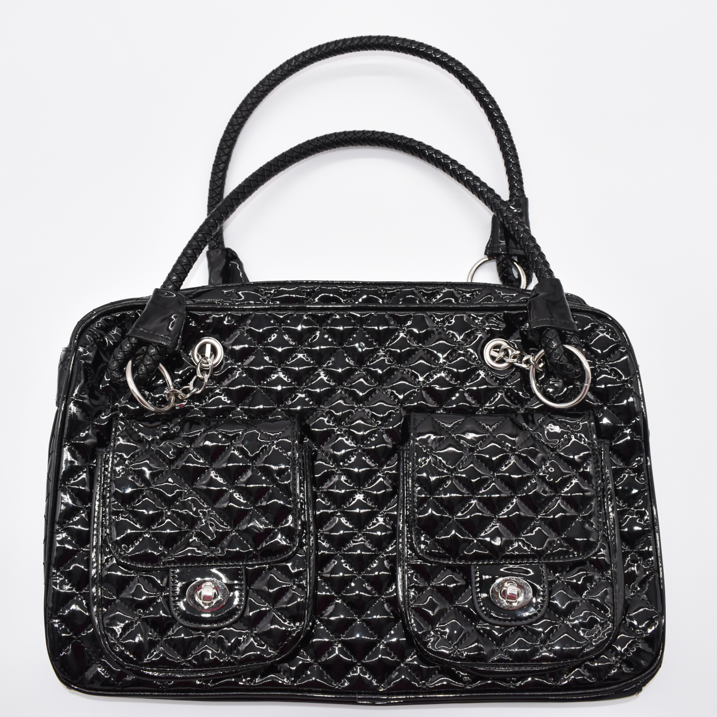 "ELEGANT"PATENT LEATHER CARRIER image 0