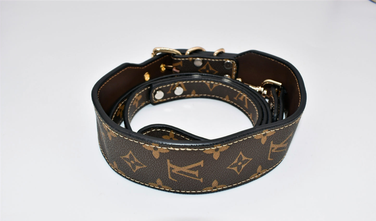 LV LEATHER COLLAR SET image 5