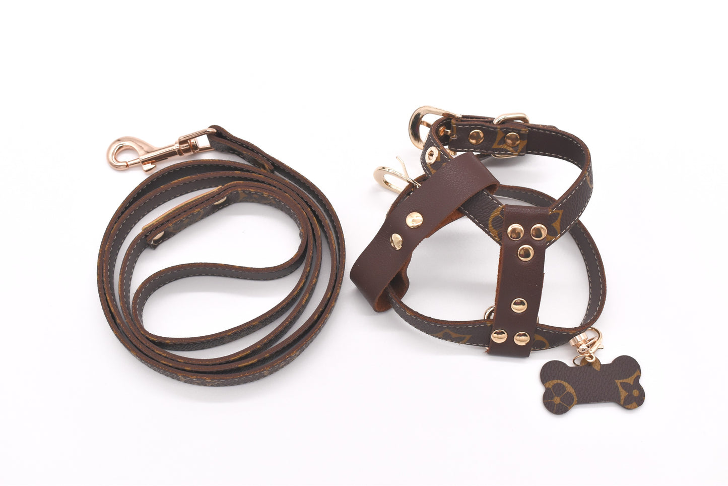 LOUIE PUPTTON LEASH & HARNESS SET image 0
