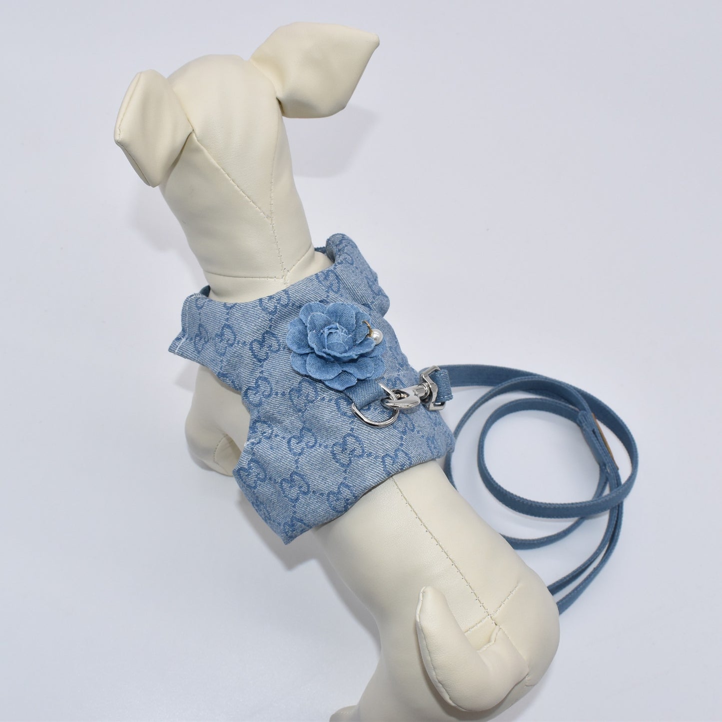 DOUBLE G W/ FLOWER HARNESS & LEASH SET image 2