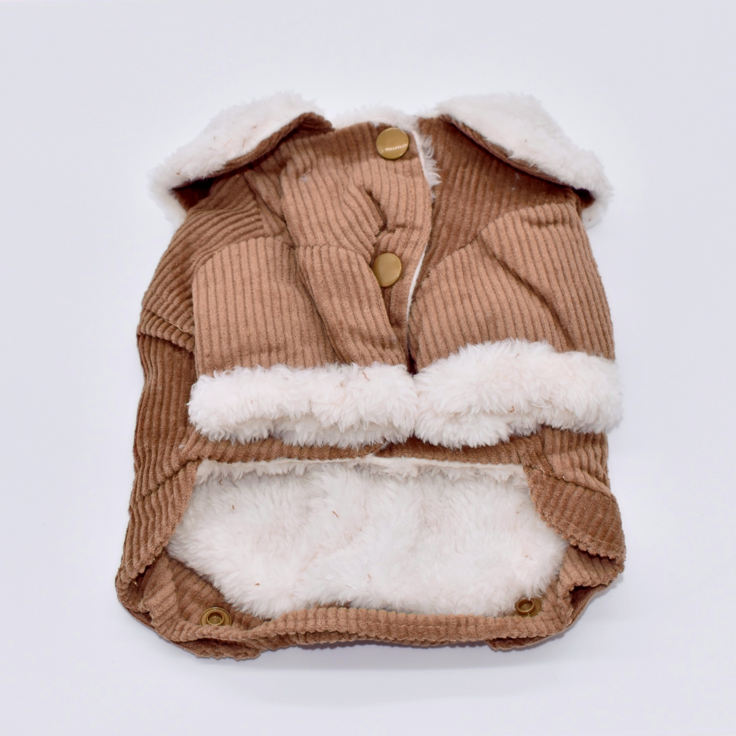 CORDUROY & FUR COAT image 6