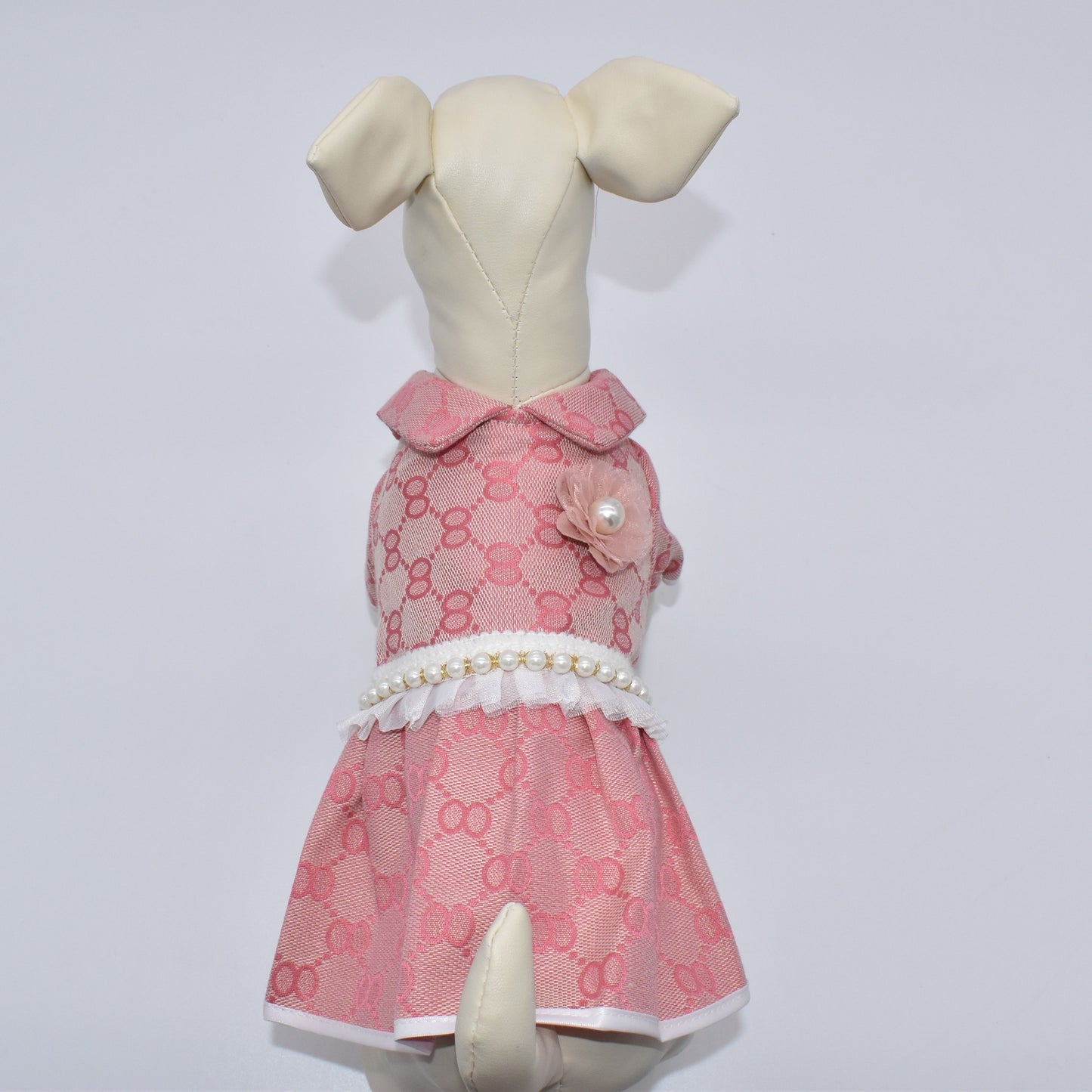 "PINK PEARL" PUPCCI DRESS W/ FLOWER image 3