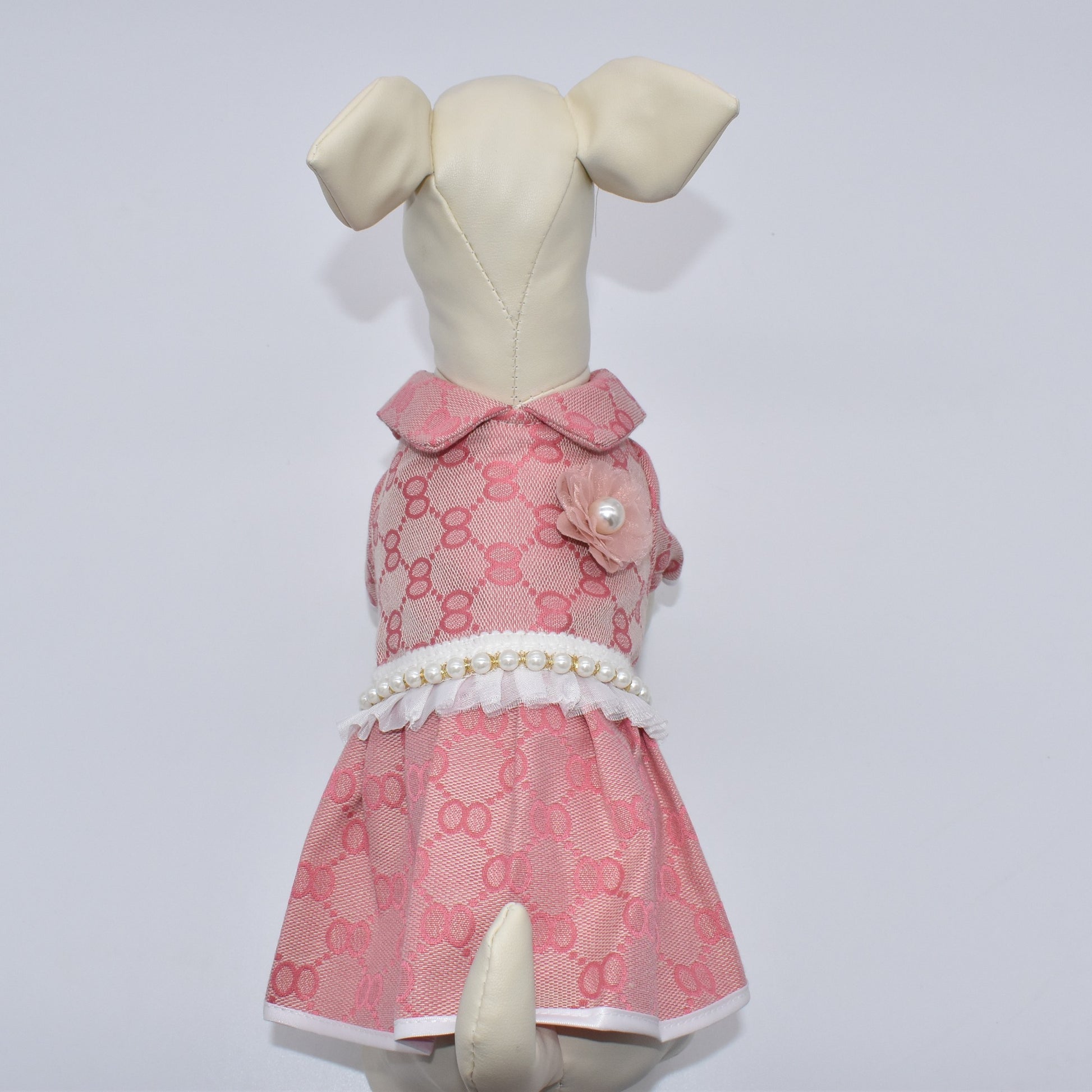 "PINK PEARL" PUPCCI DRESS W/ FLOWER image 3