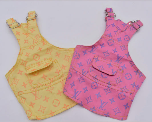 PASTEL OVERALL DRESS image 0