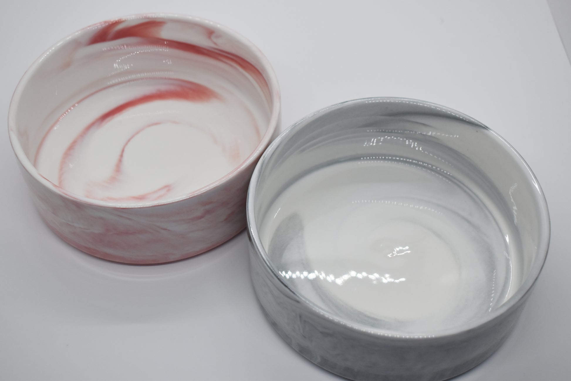 MARBLE SWIRL CERAMIC BOWLS image 3
