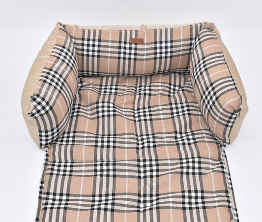 "COMFY COUCH" PLAID ROLL OUT REVERSABLE BED image 0