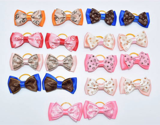 DESIGNER PUP HAIR BOWS image 0
