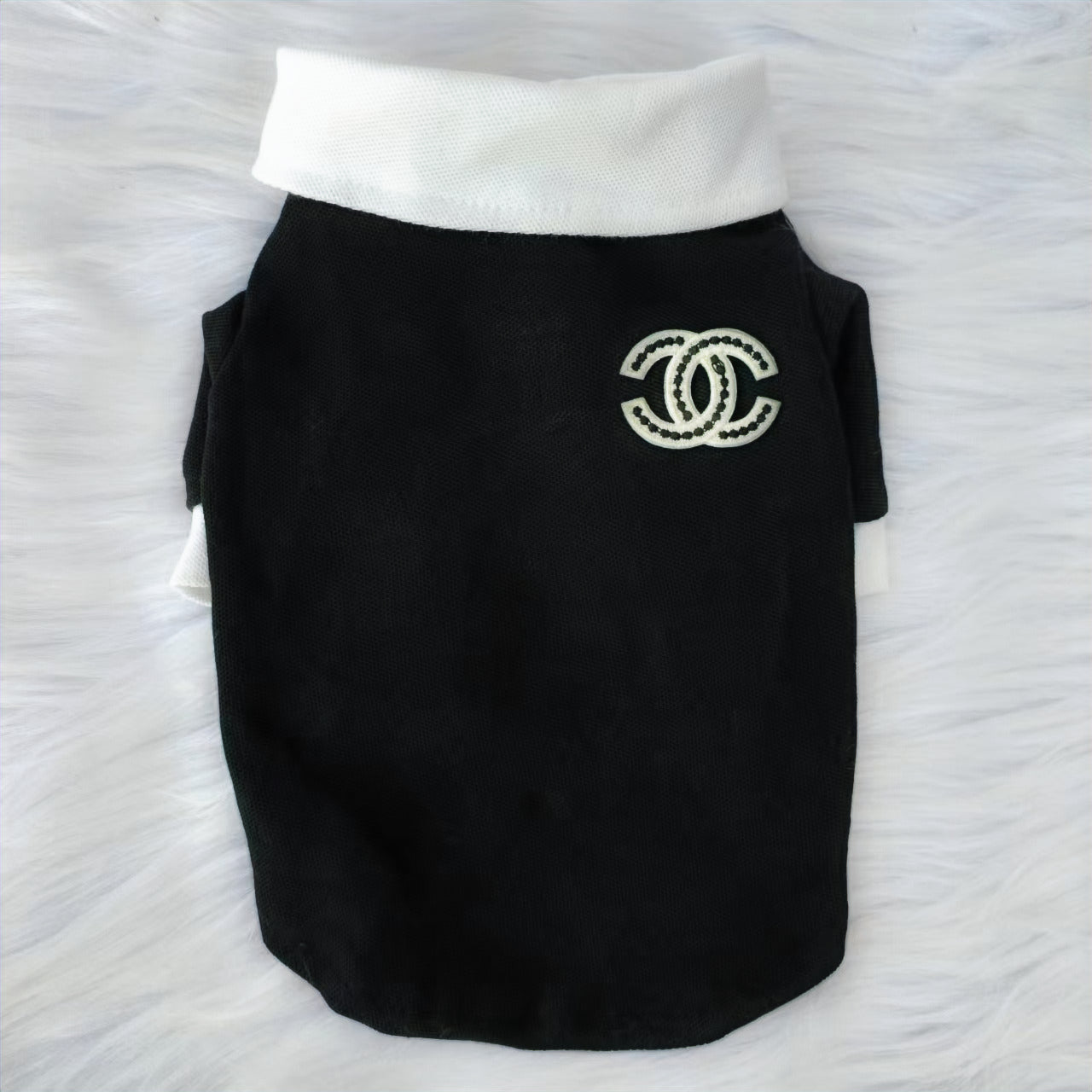 CHEWNEL COLLAR SHIRT (BLACK) image 0
