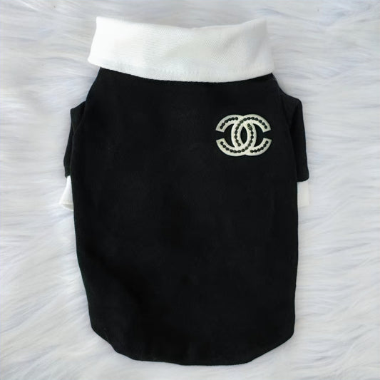 CHEWNEL COLLAR SHIRT (BLACK) image 0