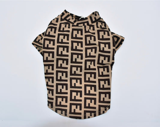 F PRINT BREATHABLE SHIRT image 0