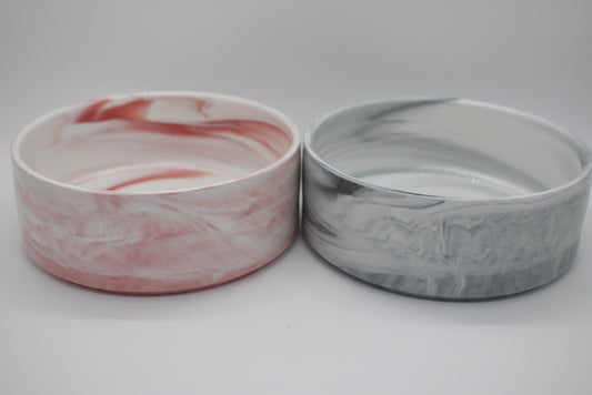 MARBLE SWIRL CERAMIC BOWLS image 0