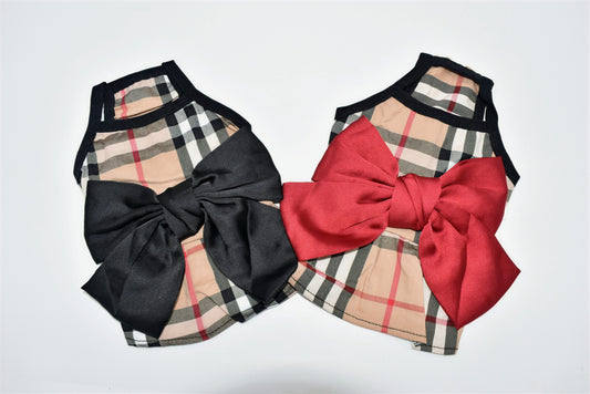PUPBERRY SILK RIBBON BOW DRESS image 0
