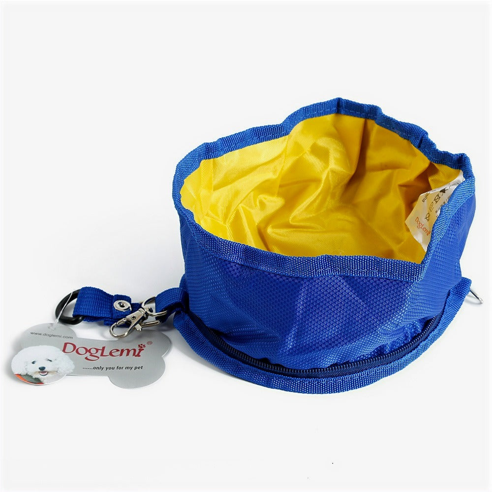 TRAVEL COLLAPSIBLE PORTABLE WATER & FOOD BOWL image 1