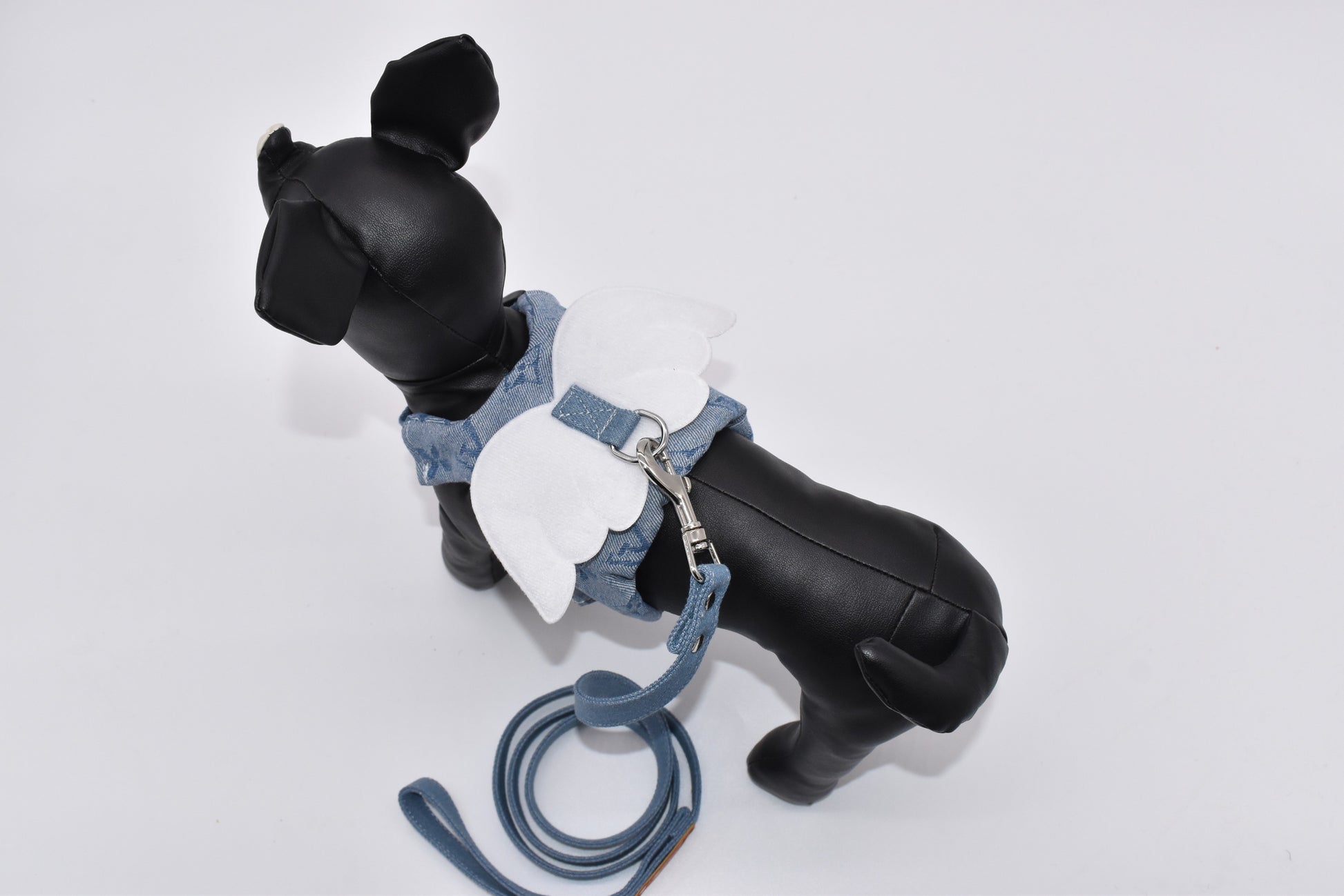 LV BLUE JEAN W/ WINGS HARNESS SET image 2