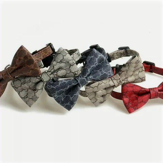GD LEATHER BOW TIE image 0