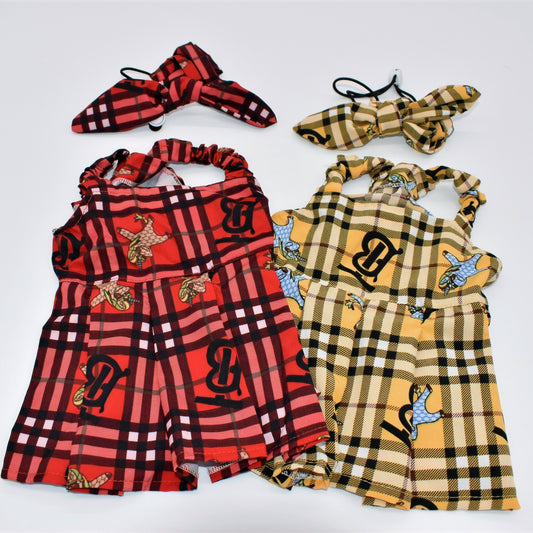 TB PUPBERRY DRESS W/BOW HEADBAND image 0