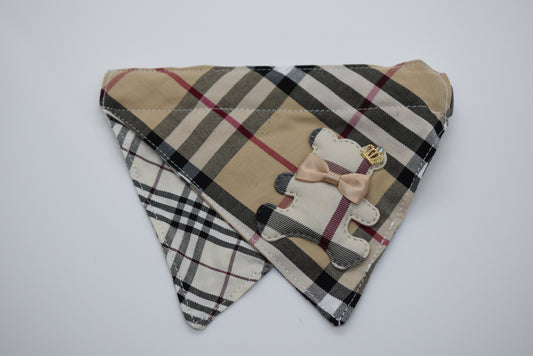 PUPBERRY DOUBLE LAYER PLAID SCARF image 0