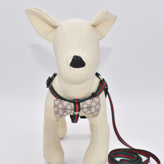 PUPCCI BOW TIE LEASH & HARNESS SET image 0