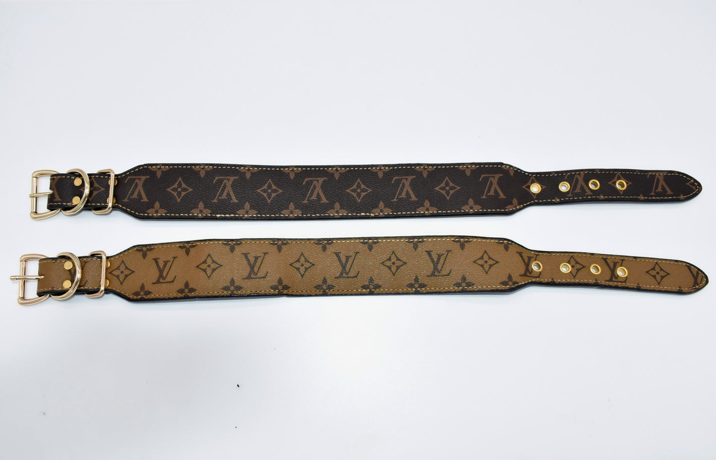 LV LEATHER COLLAR SET image 4
