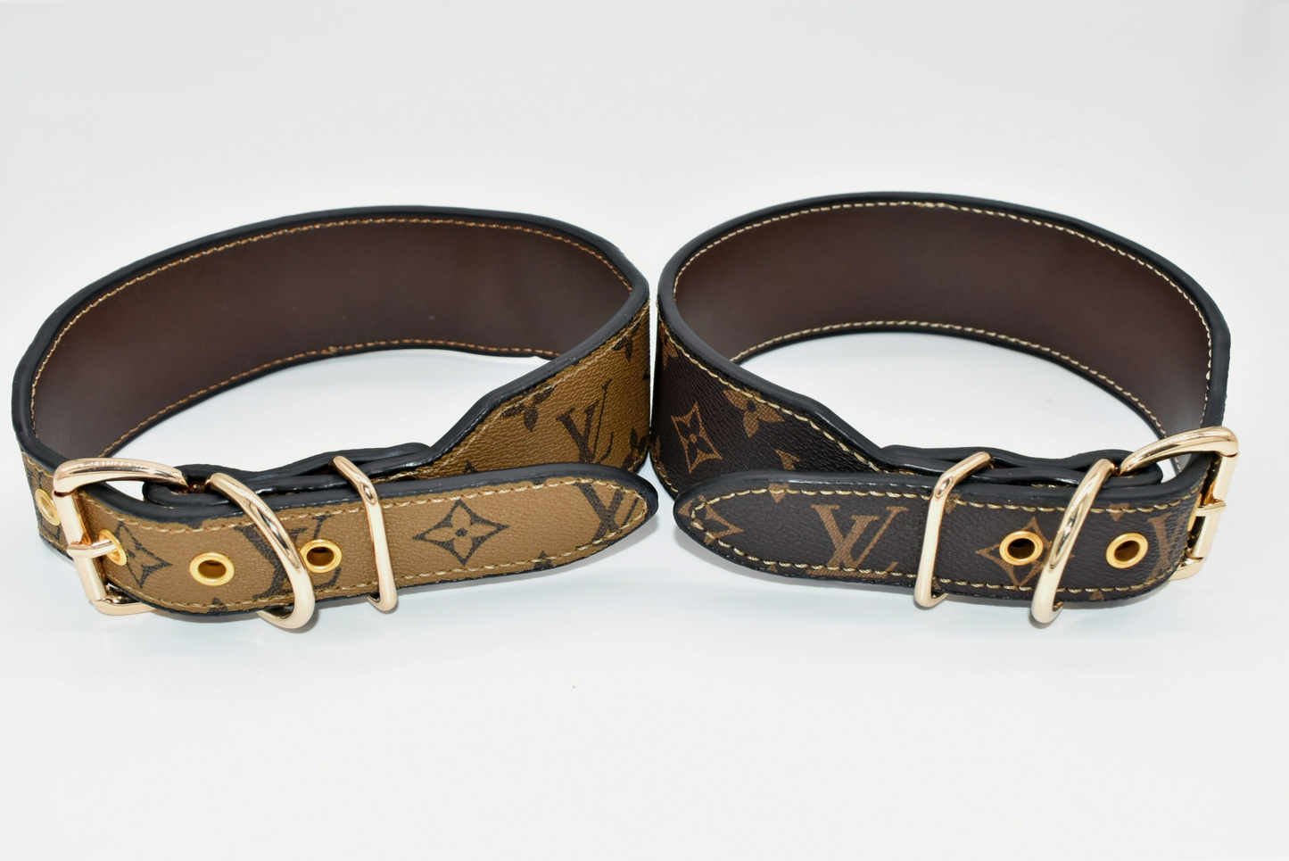 LV LEATHER COLLAR SET image 2