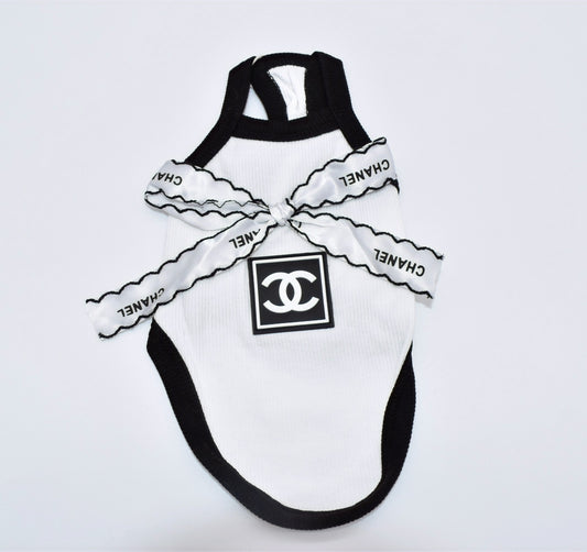DOUBLE C RIBBON BOW SHIRT image 0